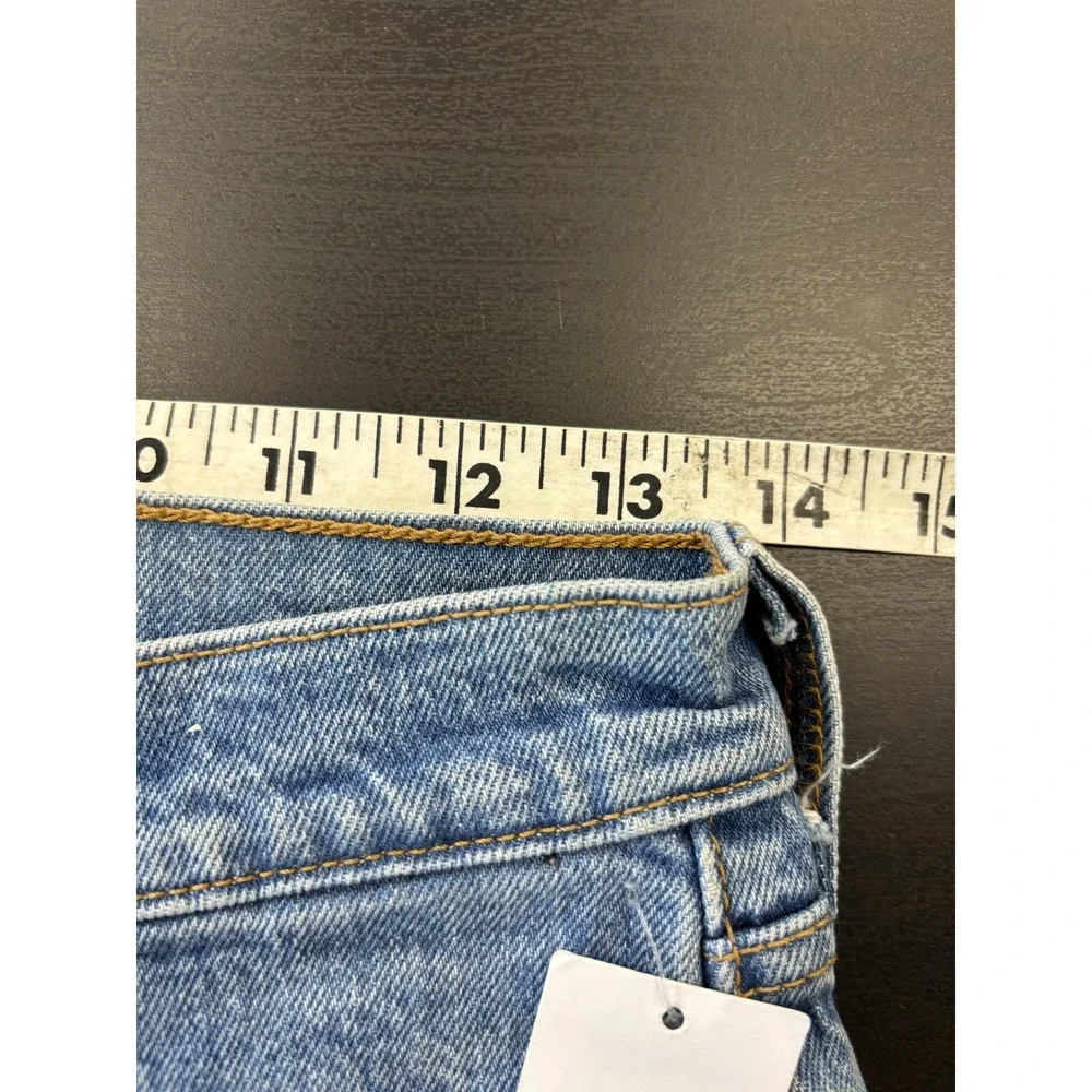 Levis Premium Jeans Womens 26 Blue Wedgie Straight‎ Floral Distressed High Rise